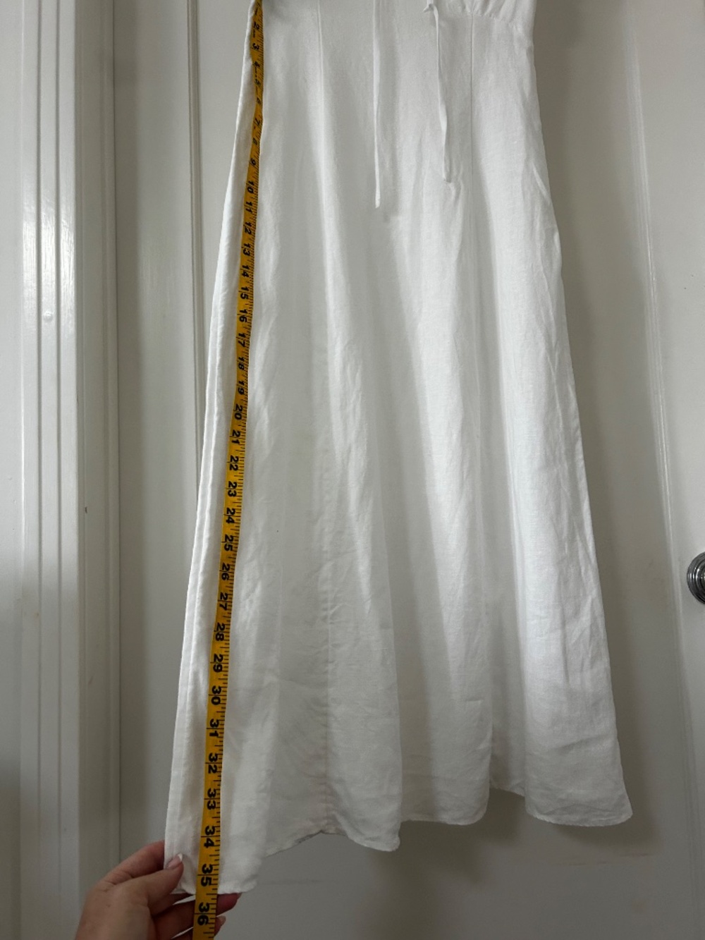 aritzia wilfred white linen dress size small - Picture 8 of 10